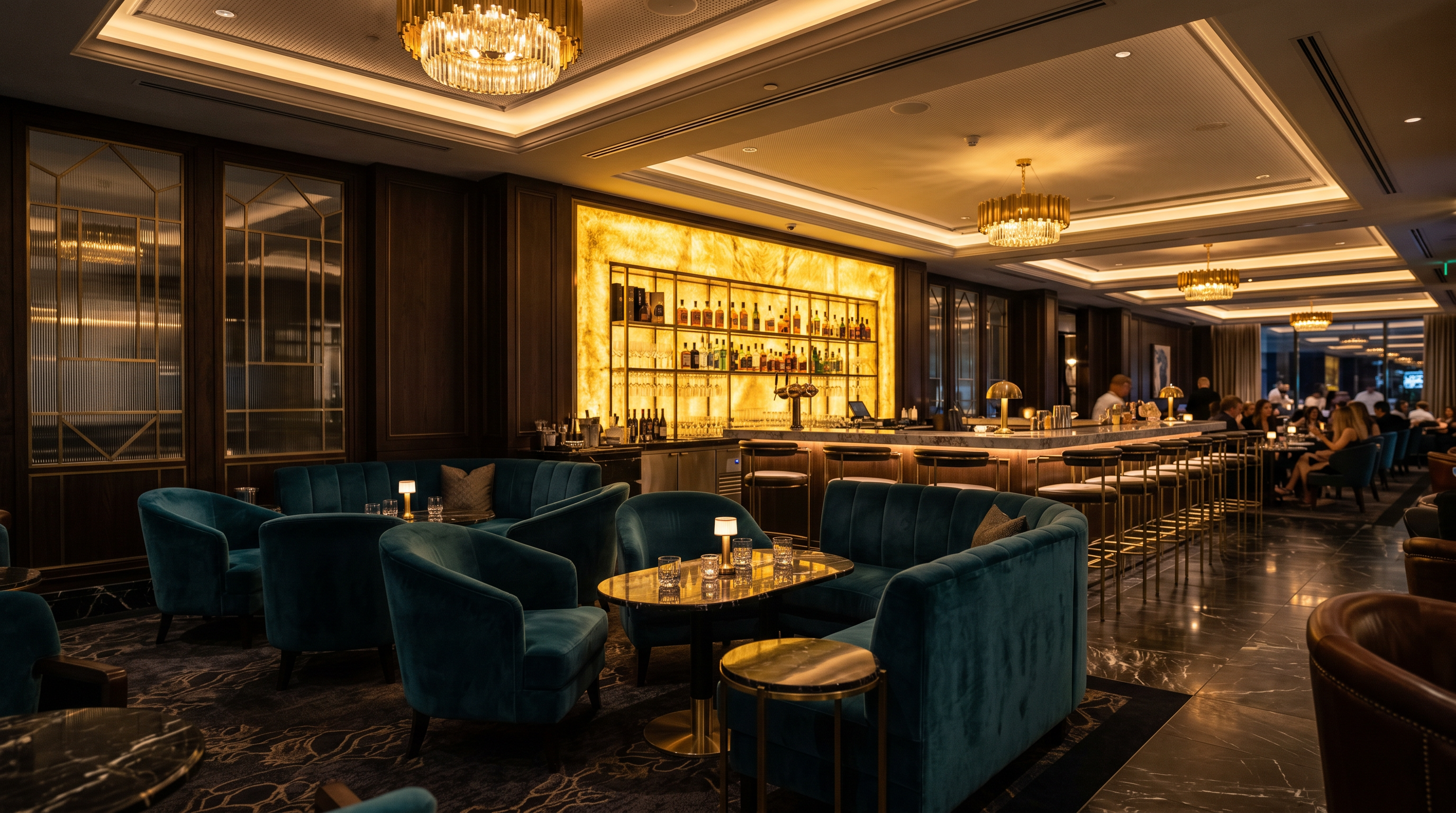 Casino lounge seating area